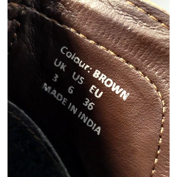 Myra Boots Womens Size 6 Brown Western Cowgirl Leather Ankle Booties Snip Toe - Picture 8 of 16